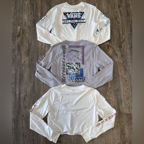 3 Vans Crop Long Sleeves - Picture 2 of 3